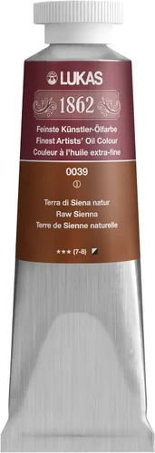 Vista 38 de Lukas 1862 Pintura al Óleo para Artistas Profesionales - Colores Tierra Amarillentos, 37 mL - Juego de 4 - Destacada Resistencia a la Luz, Sin