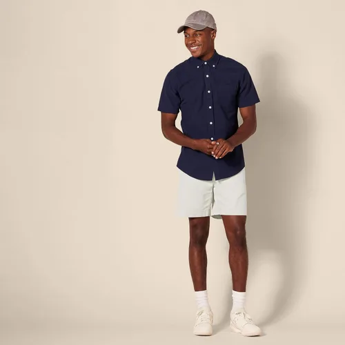Vista 4 de Tienda Essentials Mens Slim-Fit 7" Chino Shorts