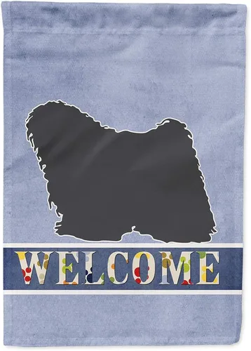 Vista 127 de Caroline's Treasures BB5552GF Affenpinscher Bandera de bienvenida para jardín, bandera decorativa para patio exterior, patio, parterres