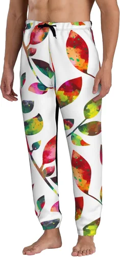 Vista 2 de Jutdopt Men Blue Whales Sweatpants Joggers Sweatpants Baggy Jogger Pants with Pocket for Men