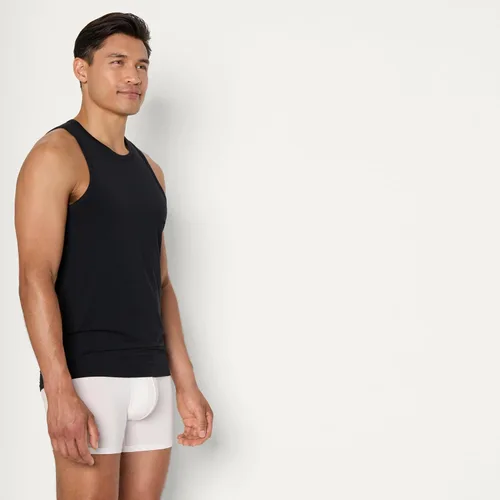 Vista 2 de Amazon Essentials Camiseta sin mangas modal súper suave para hombre, paquete de 2