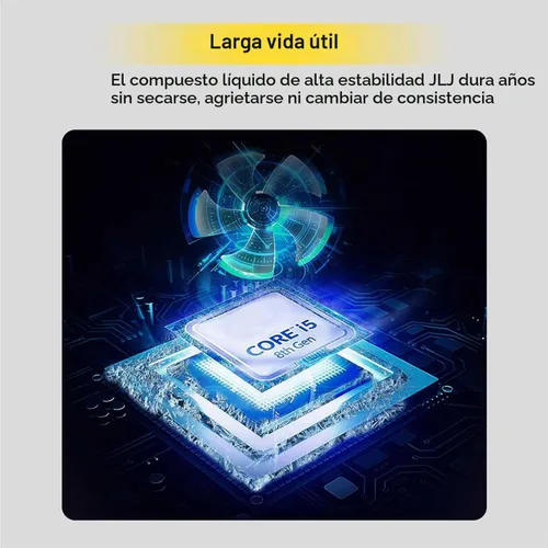 Vista 6 de JLJ Pasta térmica 0.11 oz compuesto a base de carbono para CPU, GPU, IC