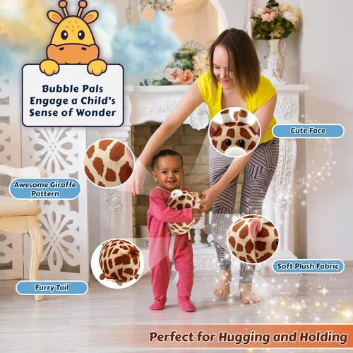 Vista 2 de Animales de peluche para niños, suaves y tiernos, decoración de guardería para niños y niñas, bosque y duodécimo regalo impresionante
