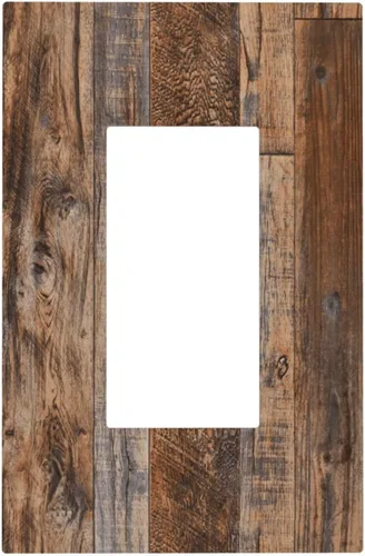 Vista 103 de Pintura al óleo de flores abstractas de 1 cuadrilla de interruptor de luz dúplex individual cubierta de salida placa de pared decorativa Placa