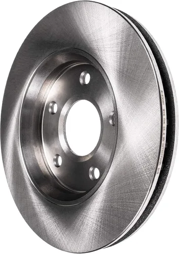 Vista 376 de Detroit Axle - Rotores de freno delantero para 04-13 Mazda 3 Rotores de frenos de disco 06-15 Mazda 5 Reemplazo: Rotor regular delantero de 11.81