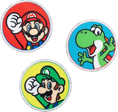 Vista 7 de Super Mario Luigi Mario Yoshi Raglan Swim Rash Guard - Conjunto de troncos de natación
