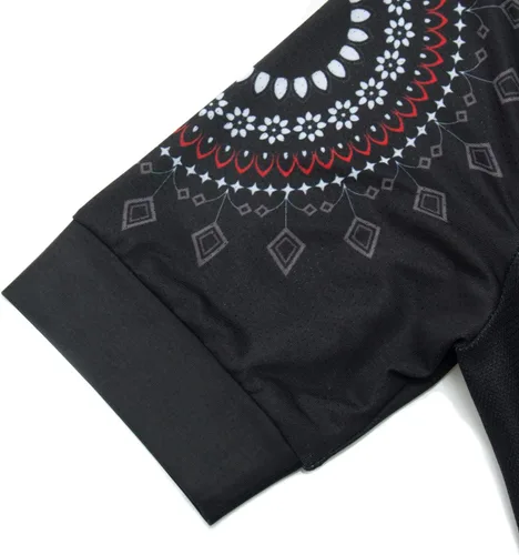 Vista 5 de JPOJPO Camiseta de ciclismo para mujer, de secado rápido, transpirable, reflectante, S-2XL