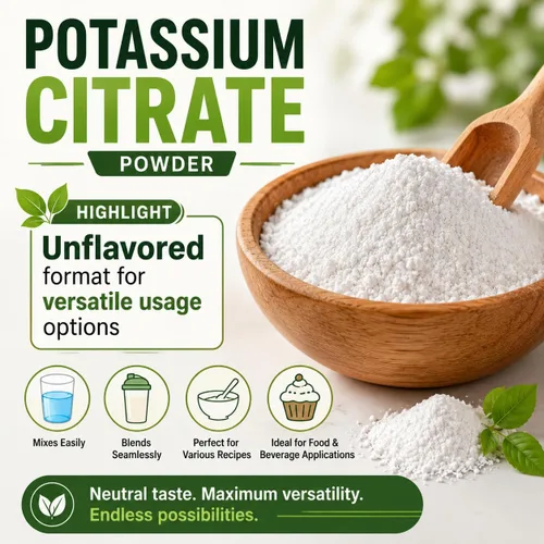 Vista 6 de Citrato de potasio en polvo - 227 g / 0.5 lbs - Grado alimenticio