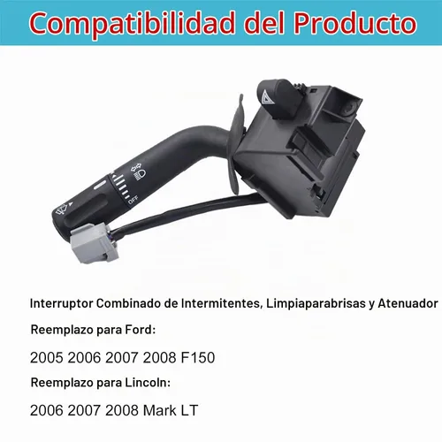 Vista 3 de LABLT - Interruptor de atenuación de limpiaparabrisas para F150