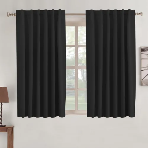 Vista 79 de Turquoize Cortinas Opacas con Aislamiento Térmico Paneles de Tratamiento de Ventanas con Bolsillo para Barra Paneles de Ventana para Ventanas