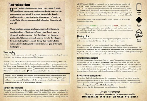 Vista 8 de Professor PUZZLE Curse of The Dark Escape Room Game - Investiga el misterio de un pueblo condenado!