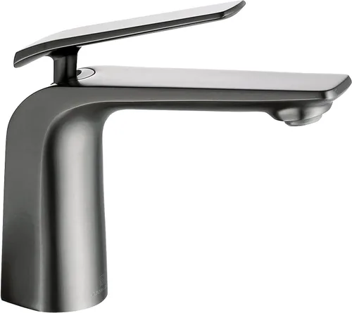 Vista 13 de TOCALOCA Grifos Altos de Baño Oro Cepillado, Grifo de Palanca de Una Sola Manija con Un Orificio para Lavabo de Vasija, Grifo de Lavabo de Latón