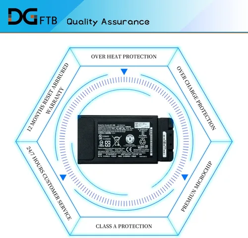 Vista 5 de DGFTB FZ-VZSU1HU - Batería de repuesto para portátil PANASONIC TOUGHBOOK Serie 55 FZ-55 Mk1 Mk2 PN 3INR19/66-2 mayor capacidad (10.8V 68Wh/6300mAh)