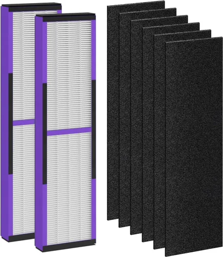 Vista 9 de 2 Pack Filtro HEPA para Eliminación de Humo Compatible con GermGuardian Air Puri-fier AC4825 AC4300 AC4800 AC4900 AC4850, Filtro de Reemplazo