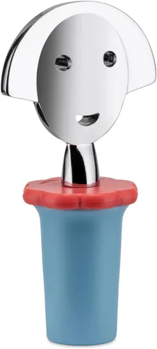 Vista 6 de Alessi Anna Stop - Tapón para botella, talla única, azul claro (paquete de 2)