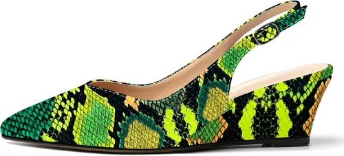 Vista 2 de Zapatos de tacón bajo con hebilla de correa ajustable para mujer de 2 pulgadas
