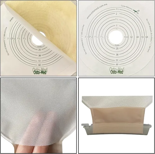 Vista 6 de ILEO-EQUIP Colostomy Equipment with 4 Skin Protective Barriers and 4 Bags