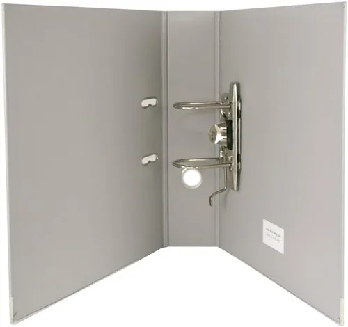 Vista 11 de Carpeta de 2 anillos con forma de arco de palanca; tamaño carta de EE. UU.; para perforadoras de papel de 2 3/4 pulgadas de centro a centro (cc)