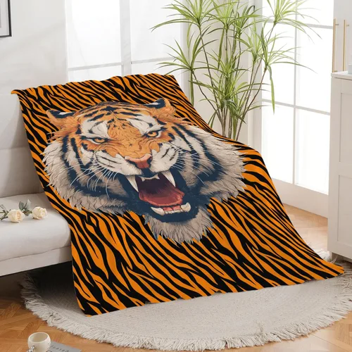 Vista 32 de Manta de águila con la bandera estadounidense y águila calva, regalos para niños, niñas, niños, adultos, mujeres y hombres, suave, acogedora, cálida