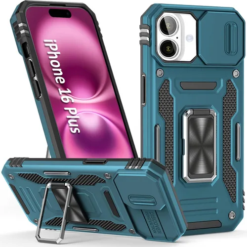 Vista 11 de Funda para iPhone 15 Pro, color verde alpino
