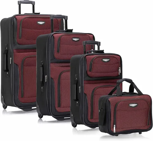 Vista 74 de Travel Select Amsterdam - Equipaje vertical y expansible con ruedas, marino