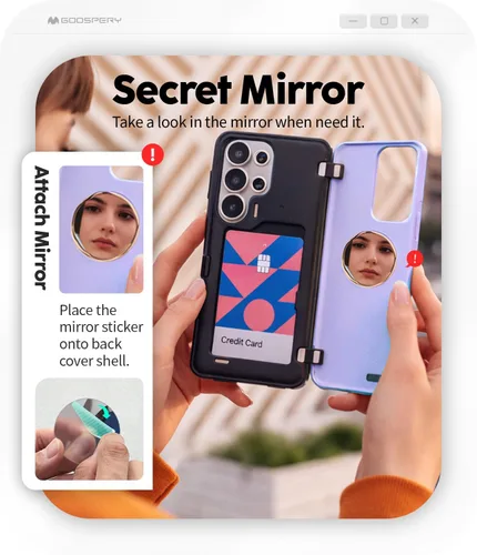 Vista 263 de GOOSPERY Parachoques magnético para puerta compatible con Galaxy S9 Plus, tarjetero tipo billetera con cierre automático por iman, funda protectora