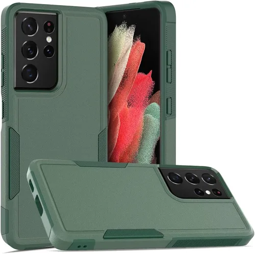 Vista 46 de Funda WOGROO para Samsung Galaxy Z Fold 4 - Funda protectora para teléfono a prueba de golpes, duradera, negra