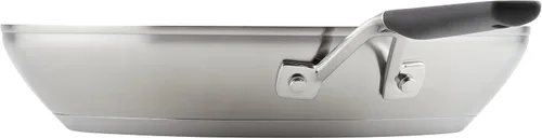 Vista 8 de KitchenAid - Sartén de acero inoxidable para inducción, 12 pulgadas, acero inoxidable cepillado