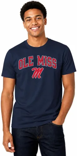 Vista 8 de Campus Colors NCAA - Camiseta de algodón para adulto, unisex, para el día del juego Azul marino