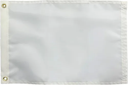 Vista 24 de Bandera negra sólida en blanco personalizable de 12 x 18 pulgadas, haz tu propia pancarta personalizada para decorar nailon resistente al aire