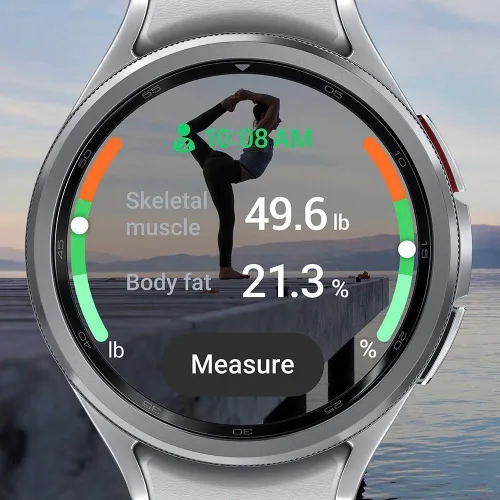 Vista 5 de Samsung Galaxy Watch 6 Classic 47mm Stainless-Steel Smartwatch w/Fitness Tracker, Heart Monitor, BIA Sensor, Bluetooth – Black