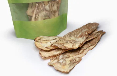 Vista 2 de Nuevo embalaje Angélica Sinensis Root, Dang GUI Pian, Dong Quai Cut Slice 4 oz.