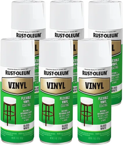 Vista 7 de Rust-Oleum 1909830 Specialty - Pintura en aerosol de vinilo, 12 onzas, color negro