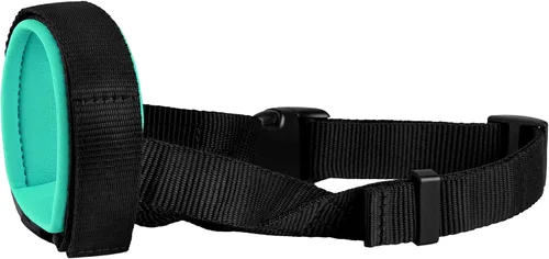 Vista 4 de BRONZEDOG Bozal acolchado suave para perro, de neopreno, ajustable, cómodo, para masticar y masticar, para perros pequeños, medianos y grandes