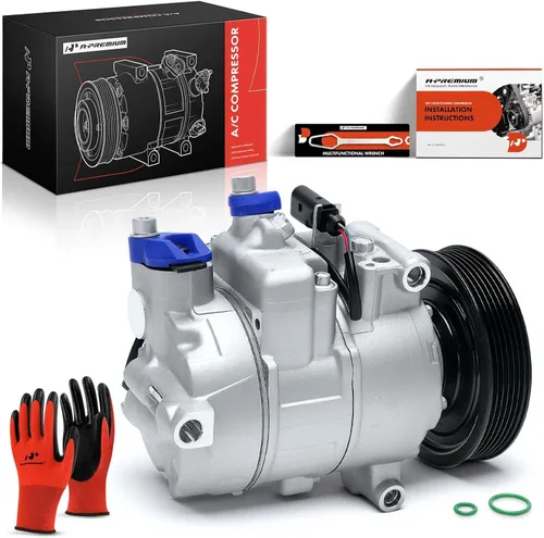 Vista 10 de A-Premium - Compresor de aire acondicionado de CA compatible con Audi A6 2006-2011, A6 Quattro 2008-2011, Q5 2009-2012, S4 2010-2012, S5 2010-2012