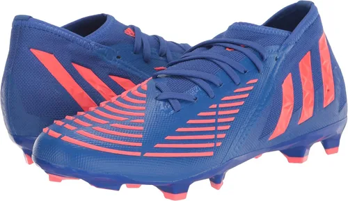 Vista 7 de adidas Tenis unisex Edge2 para terreno firme Core BlackCloud WhiteVivid Red