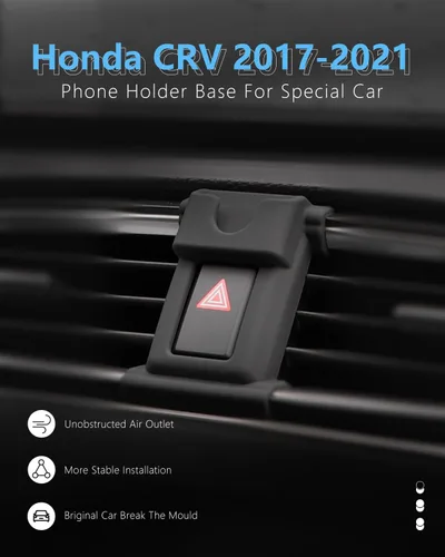 Vista 2 de BEHAVE Cargador de coche inalámbrico magnético para Honda CRV 2017-2021, soporte de carga rápida de 15 W compatible con funda MagSafe, iPhone