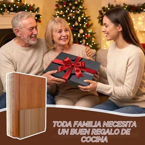 Vista 7 de Juego de tablas de cortar de libros con soporte - Tablas de cortar que