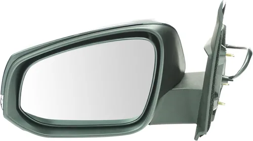 Vista 125 de TRQ Espejo plegable con calefacción eléctrica del lado del conductor con indicador de punto ciego pintura a juego negro liso compatible con Kia