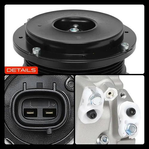 Vista 9 de A-Premium Compresor de aire acondicionado con embrague compatible con Toyota Highlander 2.7L 2009-2013, Venza 2.7L 2009-2016