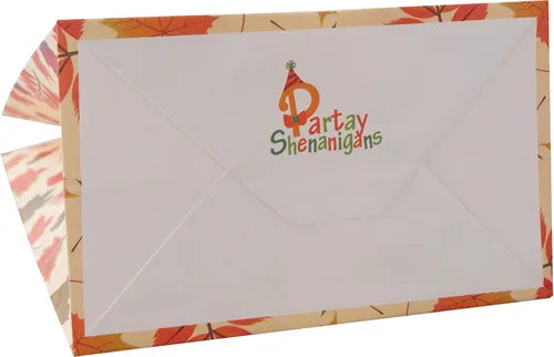 Vista 3 de Bolsas de regalo, diseño de patrón de 24 unidades impresas en bolsas de regalo de papel kraft, bolsas de regalo y suministros de fiesta para fiestas