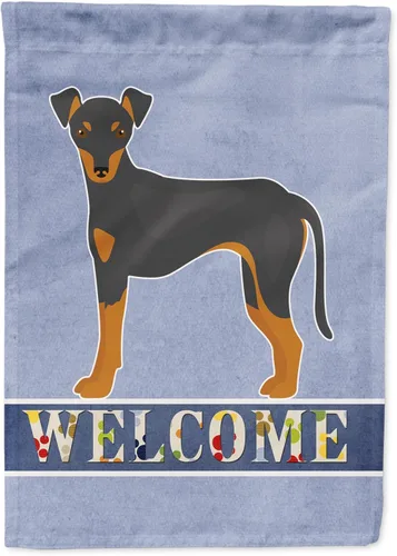 Vista 81 de Caroline's Treasures CK3645GF Bandera de bienvenida de bulldog inglés para jardín, bandera decorativa para patio exterior, obras de arte de patio