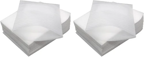 Vista 9 de 100 bolsas pequeñas de espuma acolchada de 6 x 8 pulgadas, suministros de embalaje de protección suave para mudanzas, bolsas de espuma