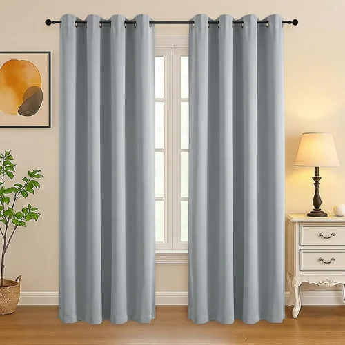 Vista 221 de Simplebrand Juego de 2 paneles de cenefa aguamarina para ventana de cocina de 14 pulgadas de largo, cortinas de oscurecimiento de habitación