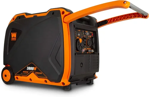Vista 5 de WEN Generador inversor portátil súper silencioso de 3800 vatios listo para RV con apagado de combustible y arranque eléctrico (56380i)