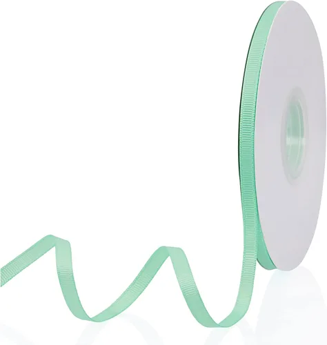 Vista 20 de Cinta de grogrén de doble cara de color liso azul bebé de 1-1/2 pulgadas x 50 yardas para envolver regalos, bodas, fiestas, manualidades, lazos