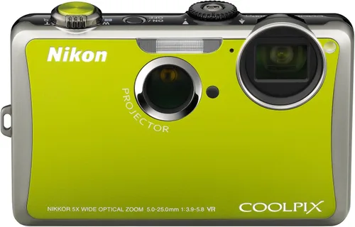 Vista 5 de Nikon Coolpix S1100pj - Cámara digital de 14 MP con zoom de reducción de vibración óptica de gran angular (VR) y LCD de 3 pulgadas y proyector Verde