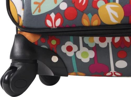 Vista 6 de Lily Bloom Designer Pattern Collection - Juego de equipaje de 3 piezas ligero y expandible con ruedas giratorias para mujer el juego de viaje