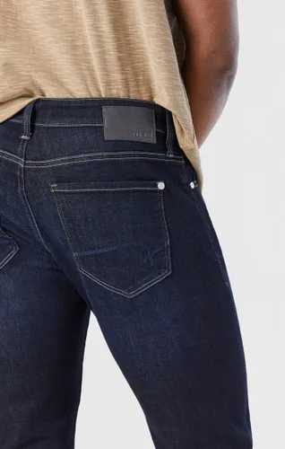 Vista 33 de Mavi Jake - Jeans para hombre, tiro regular, pierna ajustada