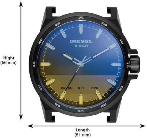 Vista 10 de Diesel D-48 Reloj de tres manos